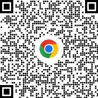 QR-Code zum Herunterladen von Chrome auf Mobilgeräte